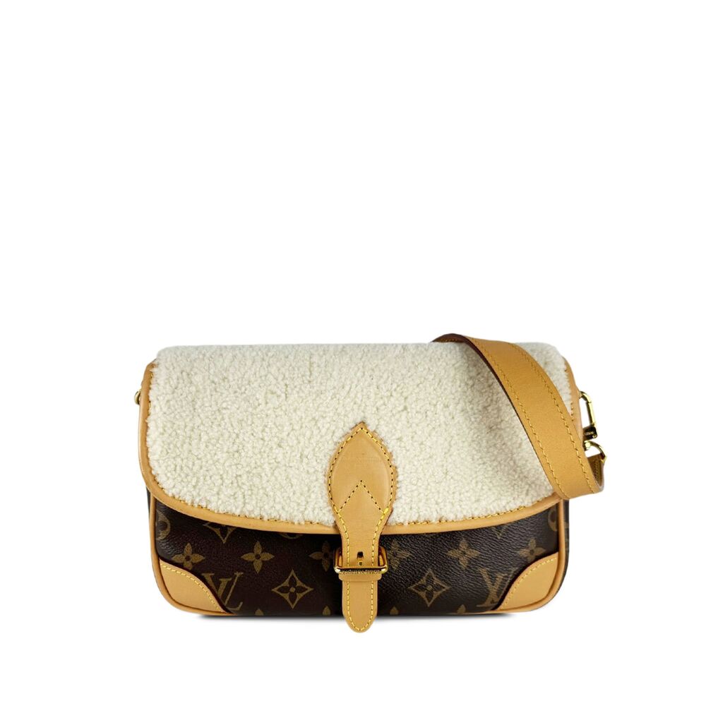 Pre-Loved Louis Vuitton Monogram Shearling Diane